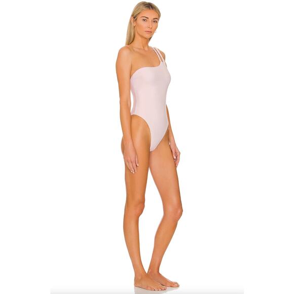 TULAROSA Swim Juliette One Piece Swimsuit Baby Pink - Picture 2 of 3